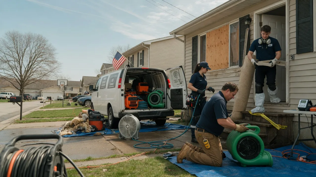 Water Damage Restoration in Blossburg, PA near me
